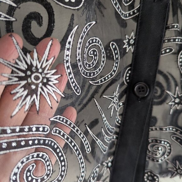 Jiayang Retro Y2K Whimisgoth blouse - Picture 7 of 7